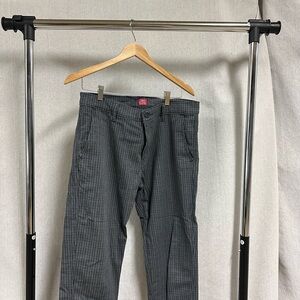 Levi's Gray Dress Pants Straight-Leg Tailored